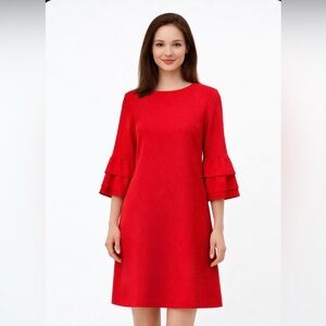 Taylor Dress Red Shift